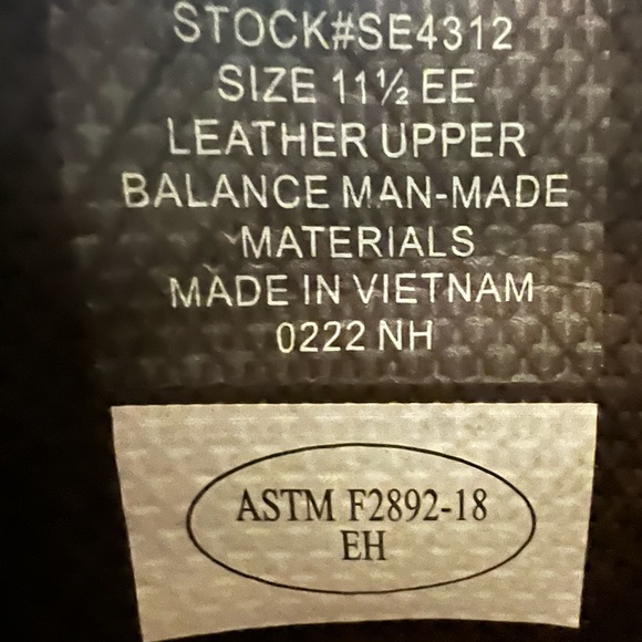 SE4312 Justin Work Boots - Slate Waterproof - Picture 6 of 6